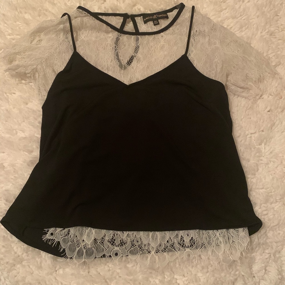 BUY 1 GET 1 FREE Almost Famous Lace Top